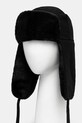 Čepice z vlněné směsi Kangol Wool Ushanka hladký černá K0102FA.BLACK