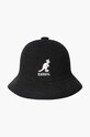 Капелюх Kangol Big Logo Casual аплікація чорний K3407.BLACK