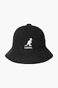Kangol kapelusz Big Logo Casual aplikacja czarny K3407.BLACK