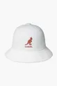 alb Kangol pălărie Kapelusz Kangol Big Logo Casual K3407 WHITE Unisex