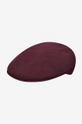 czerwony Kangol kaszkiet wełniany VINO 504 Unisex