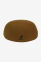 Μάλλινο καπέλο Kangol Wood Seamless Wool 507 καφέ