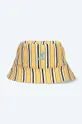 жёлтый Шляпа из хлопка Kangol Double Pattern Bucket Unisex