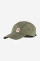 Kapa sa šiltom Fjallraven High Coast bez uzorka zelena F78150