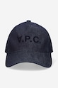 A.P.C. czapka z daszkiem Casquette Eden granatowy COCSX.M24090