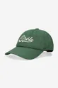 zielony Drôle de Monsieur czapka z daszkiem bawełniana Unisex