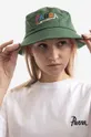 Шляпа из хлопка by Parra зелёный