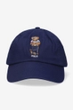 navy Polo Ralph Lauren cotton baseball cap