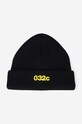032C czapka wełniana Selfie Beanie wełna czarny FW22.A.0050