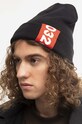 032C cotton beanie Tape Beanie black FW22.A.0051