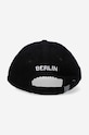 Accessories 032C cotton baseball cap Glitch Logo Cap SS22.A.0020.M black