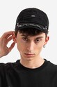 032C cotton baseball cap Rivet Cap SS22.A.0030.M black AA00