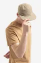 A.P.C. czapka z daszkiem bawełniana Casquette Tony brązowy