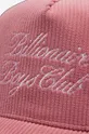 różowy Billionaire Boys Club czapka z daszkiem Corduroy Cap B22241 PINK
