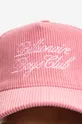 Καπέλο Billionaire Boys Club Corduroy Cap B22241 PINK Unisex