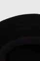 czarny Kangol kapelusz wełniany
