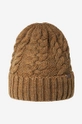 Kangol czapka Cable Beanie HEATHER brązowy