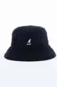 czarny Kangol kapelusz z domieszką wełny Furgora Unisex