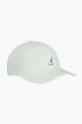 Βαμβακερό καπέλο του μπέιζμπολ Kangol Washed Baseball λευκό