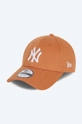 коричневий Бавовняна бейсболка New Era New York Yankees Unisex