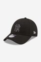 New Era czapka z daszkiem aplikacja czarny 60184647