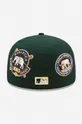 Bavlněná baseballová čepice New Era Coops Patch zelená