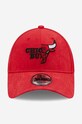 Akcesoria New Era czapka z daszkiem bawełniana Washed Pack 940 Bulls 60240445 czerwony