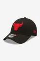 μαύρο Βαμβακερό καπέλο του μπέιζμπολ New Era Neon Pack 940 Bulls Unisex