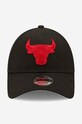 Akcesoria New Era czapka z daszkiem bawełniana Neon Pack 940 Bulls 60240460 czarny