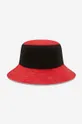 New Era kapelusz bawełniany Washed Tapered Bulls czerwony