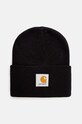 Kapa Carhartt WIP I020222.BLACK Acrylic Watch Hat bez uzorka crna I020222.BLACK
