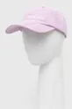 różowy Helly Hansen czapka z daszkiem sztruksowa Graphic Cap Unisex