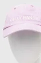 Helly Hansen czapka z daszkiem sztruksowa Graphic Cap różowy