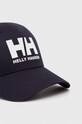 Βαμβακερό καπέλο του μπέιζμπολ Helly Hansen Czapka Helly Hansen HH Ball Cap 67434 001 67434 σκούρο μπλε SS25