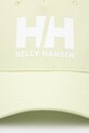Бавовняна бейсболка Helly Hansen Czapka Helly Hansen HH Ball Cap 67434 001 67434 зелений SS25