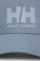 Бавовняна бейсболка Helly Hansen Czapka Helly Hansen HH Ball Cap 67434 001 67434 блакитний SS25