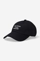 Drôle de Monsieur cotton baseball cap La Casquette Slogan applique black PERM.PCAP2.BL