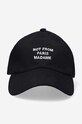 Drôle de Monsieur cotton baseball cap La Casquette Slogan black PERM.PCAP2.BL
