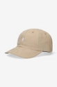 beige Norse Projects cotton baseball cap Unisex