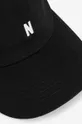 μαύρο Βαμβακερό καπέλο του μπέιζμπολ Norse Projects