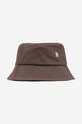 Norse Projects cotton hat cotton brown N80.0101.2067