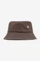 brązowy Norse Projects kapelusz bawełniany Unisex