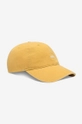 жёлтый Хлопковая кепка Wood Wood Low profile twill cap Unisex