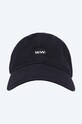 Wood Wood czapka z daszkiem bawełniana Low profile twill cap 12110804.7083 granatowy SS24