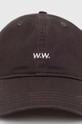 Wood Wood cotton baseball cap Low Profile brown