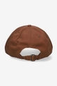 Памучна шапка с козирка Wood Wood Low Profile twill cap бордо