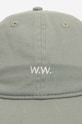 Akcesoria Wood Wood czapka z daszkiem bawełniana Low profile twill cap 12110804.7083 zielony