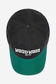 Akcesoria Wood Wood czapka z daszkiem bawełniana Brian 12130807.7083 granatowy