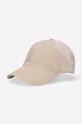 Вельветовая кепка Wood Wood Low profile corduroy cap хлопок бежевый 12130810.9016