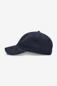 Wood Wood Low profile corduroy cap navy